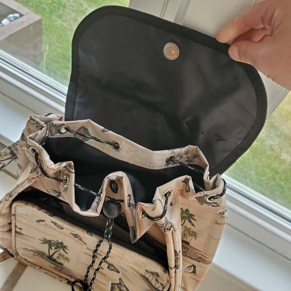 Hawaiian Islands Map Backpack - Picture 4 of 5